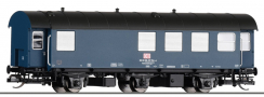 [Osobní vozy] → [Spěšné a osobní] → [2-osé a 3-osé rekonstruované] → 01063: pomocný vůz do pracovního vlaku modrý s černou střechou