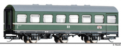 [Osobní vozy] → [Spěšné a osobní] → [2-osé a 3-osé rekonstruované] → 502374: rekonstruovaný osobní vůz zelený s šedou střechou