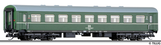 [Osobní vozy] → [Spěšné a osobní] → [4-osé rekonstruované] → 16621: zelený s šedou střechou 2. tř.