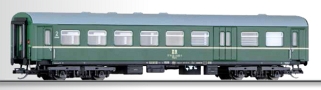 [Osobní vozy] → [Spěšné a osobní] → [4-osé rekonstruované] → 01660: zelený s šedou střechou 2. tř. „Autoreisezug Dresden-Budapest 1“