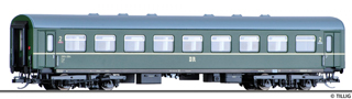 [Osobní vozy] → [Spěšné a osobní] → [4-osé rekonstruované] → 16625: osobní vůz zelený s šedou střechou 2. tř.
