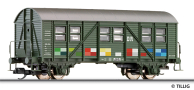 [Osobní vozy] → [Spěšné a osobní] → [2-osé pomocné MCi] → 501142: zelený s šedou střechou a barevnými dlaždicemi