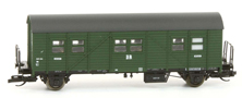 [Osobní vozy] → [Spěšné a osobní] → [2-osé pomocné MCi] → 114003: osobní vůz tmavě zelený do pracovního vlaku