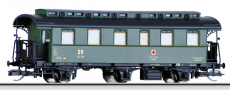 [Osobní vozy] → [Spěšné a osobní] → [3-osé pruské] → 01014 E: zdravotní vůz do pomocného pracovního vlaku „Hilfszug“