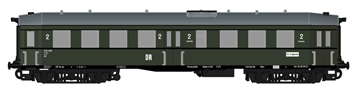 [Osobní vozy] → [Spěšné a osobní] → [4-osé „Altenberg“] → 120005: osobní vůz zelený s šedou střechou 2. tř.