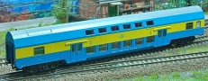 [Osobní vozy] → [Patrové] → [DBm] → 41288: modrý s šedou střechou, žlutý pás 2. tř.