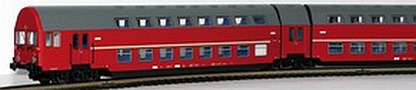 [Osobní vozy] → [Patrové] → [DBG] → 1972D: pětidílná souprava červená s šedou střechou S-Bahn Halle