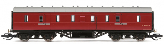 [Osobní vozy] → [Ostatní] → [Ostrovní] → TT4039: osobní vůz tmavě červený s šedou střechou ′50 „Passenger Brake“