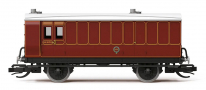 [Osobn vozy] → [Ostatn - ostrovn] → TT4058: osobn vz tmav erven se svtle edou stechou „Passenger Brake Coach“