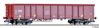 [Nákladní vozy] → [Otevřené] → [4-osé Eas] → 15681: vysokostěnný nákladní vůz červenohnědý
