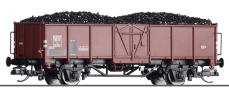 [Nákladní vozy] → [Otevřené] → [2-osé Es] → 01036: otevřený nákladní vůz červenohnědý ložený uhlím