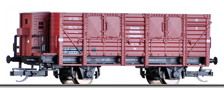 [Nákladní vozy] → [Otevřené] → [ostatní] → 502104: otevřený nákladní vůz červenohnědý s brzdařskou budkou