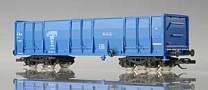 [Nákladní vozy] → [Otevřené] → [4-osé LOWA] → 65375: vysokostěnný nákladní vůz modrý „PCC“, černé podvozky