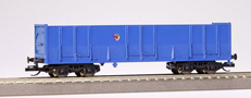 [Nákladní vozy] → [Otevřené] → [4-osé LOWA] → 65381: modrý „Loko-Trans“