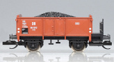 [Nákladní vozy] → [Otevřené] → [2-osé O] → 65191: červenohnědý s brzdařskou plošinou a nákladem uhlí