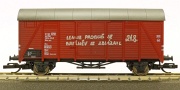 [Nákladní vozy] → [Kryté] → [2-osé Ztr (Glm)] → M0801: krytý nákladní vůz červenohnědý s šedou střechou „1968 okupace ČSSR”