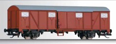 [Nákladní vozy] → [Kryté] → [2-osé Gbs] → 01582: krytý nákladní vůz červenohnědý s šedou střechou