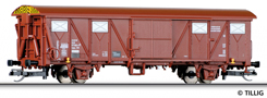 [Nákladní vozy] → [Kryté] → [2-osé Gbs] → 17153: krytý nákladní vůz červenohnědý s odklopnou střechou