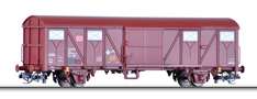 [Nákladní vozy] → [Kryté] → [2-osé Gbs] → 501197: krytý nákladní vůz červenohnědý s šedou střechou „Gefahrgut”