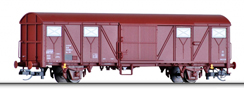 [Nákladní vozy] → [Kryté] → [2-osé Gbs] → 01631: krytý nákladní vůz červenohnědý