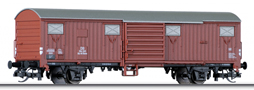 [Nákladní vozy] → [Kryté] → [2-osé Gbs] → 17155: krytý nákladní vůz červenohnědý s šedou střechou