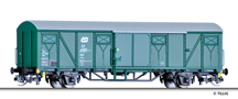[Nákladní vozy] → [Kryté] → [2-osé Gbs] → 17159: krytý nákladní vůz zelený s černou střechou