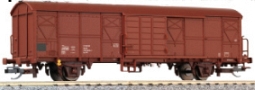 [Nákladní vozy] → [Kryté] → [2-osé Gbs] → 17161: krytý nákladní vůz červenohnědý s brzdařskou plošinou