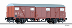 [Nákladní vozy] → [Kryté] → [2-osé Gbs] → 17162: krytý nákladní vůz červenohnědý s šedou střechou