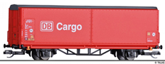 [Nákladní vozy] → [Kryté] → [2-osé s posuvnými bočnicemi] → 14843: nákladní vůz s posuvnými bočnicemi červený