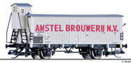 [Nákladní vozy] → [Kryté] → [2-osé chladicí] → 17375: chladicí vůz bílý s šedou střechou „Amstel Brouwerij N.V.“