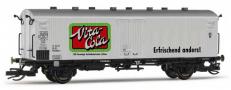 [Nákladní vozy] → [Kryté] → [2-osé ostatní] → HN9743: chladící nákladní vůz světle šedý s šedou střechou „Vita-Cola“