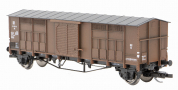 [Nákladní vozy] → [Kryté] → [2-osé ostatní] → : krytý nákladní vůz červenohnědý s šedou střechou