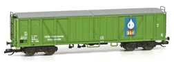 [Nákladní vozy] → [Kryté] → [4-osé ostatní] → 23158: krytý nákladní vůz zelený s reklamou „fit“