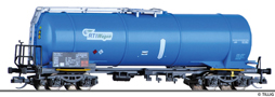 [Nákladní vozy] → [Cisternové] → [4-osé na lehké oleje] → 18502: kotlový vůz modrý „RTI Railtrans Wagon s.r.o.“