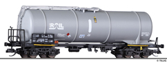 [Nákladní vozy] → [Cisternové] → [4-osé na lehké oleje] → 18462: kotlový vůz šedý s logem „ATIR-RAIL“