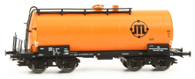 [Nákladní vozy] → [Cisternové] → [4-osé s lávkou Ra] → 51514: kotlový vůz oranžový s podélnou lávkou „PCK Schwedt“