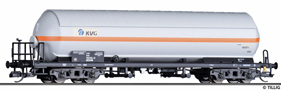 [Nákladní vozy] → [Cisternové] → [4-osé na plyn] → 15041: kotlový vůz šedý se slunečním clonou „KVG GmbH“