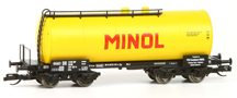 [Nákladní vozy] → [Cisternové] → [Ostatní] → 23203: cisternový vůz žlutý „MINOL“