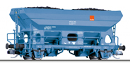 [Nákladní vozy] → [Samovýsypné] → [2-osé Fcs/Tds] → 01767: samovýsypný vůz modrý s nákladem uhlí