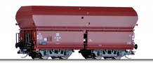 [Nákladní vozy] → [Samovýsypné] → [4-osé OOtz] → 01709 E: červenohnědý s nákladem hnědého uhlí „Braunkohlezug 1“