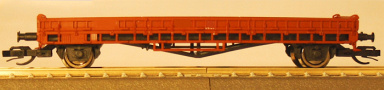 [Nákladní vozy] → [Nízkostěnné] → [2-osé Rm] → 113043: nízkostěnný nákladní vůz červenohnědý
