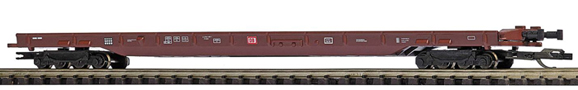 [Nákladní vozy] → [Nízkostěnné] → [8-osé RoLa] → 31207: plošinový nákladní vůz červenohnědý na přepravu aut RoLa