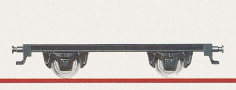 [Nákladní vozy] → [Nízkostěnné] → [2-osé plošinové ostatní] → 00201: nákladní plošinový vůz černý