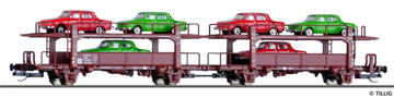 [Nákladní vozy] → [Speciální] → [Na přepravu aut] → 501688: vůz na přepravu aut s nákladem 6x Škoda 110L 