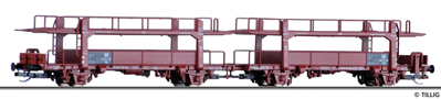 [Nákladní vozy] → [Speciální] → [Na přepravu aut] → 15591: nákladní vůz červenohnědý na přepravu aut