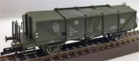 [Nákladní vozy] → [Speciální] → [2-osé s víkovou střechou] → 61519: zelený do stavebního vlaku