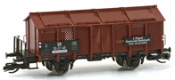 [Nákladní vozy] → [Speciální] → [Ostatní] → 2000184: speciální nákladní vůz červenohnědý s klapkami a s brzdařskou plošinou