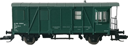 [Nákladní vozy] → [Speciální] → [2-osé služební Ds] → M1802.2: služební vůz zelený s šedou střechou