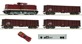 [Soupravy] → [S lokomotivou] → 35018: set dieselové lokomotivy BR 115 a tří nákladních vozů