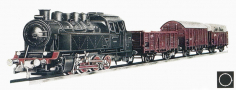 [Soupravy] → [S lokomotivou] → 545/3: set parní lokomotivy BR 81 a tří nákladních vozů